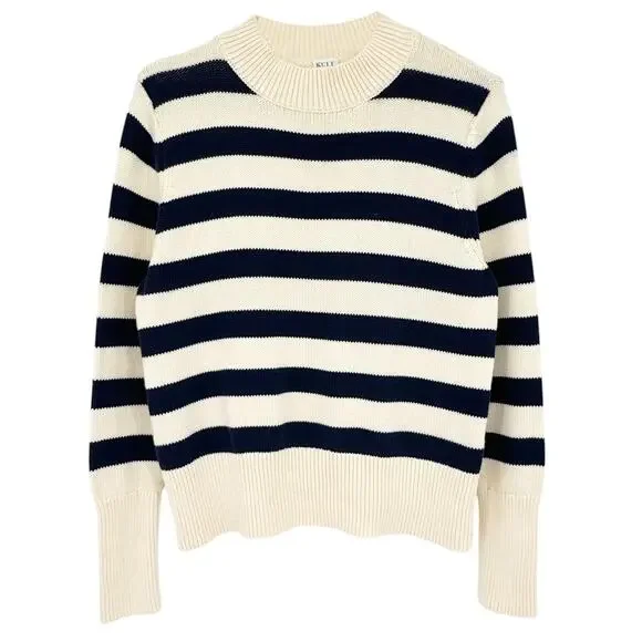 KULE The Tatum Striped Cotton Sweater S - Picture 1 of 11